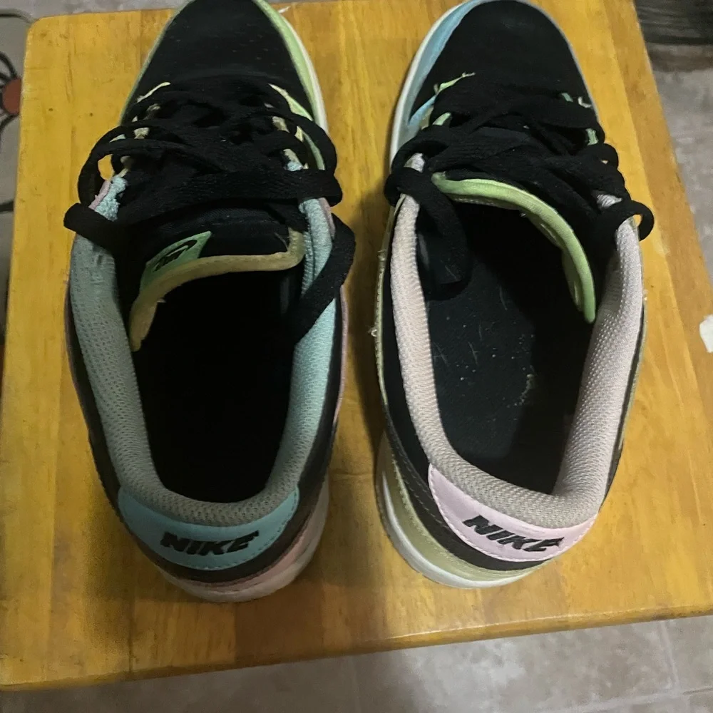 Nike Black and Pastel Sneakers